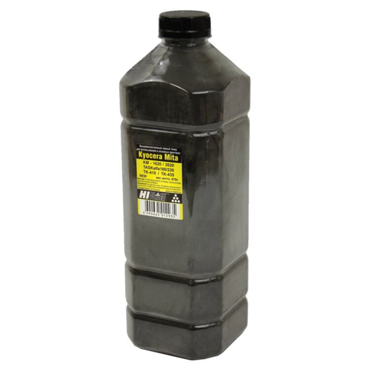 Тонер HI-BLACK для KYOCERA KM-1620/2020/TASKalfa180/220, фасовка 870 г, 9912214900990, 320476