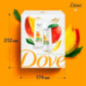 Подарочный набор DOVE "Глубокое питание и восстановление" Шампунь 250 мл + Бальзам 200 мл, 700623