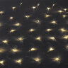 Электрогирлянда-сеть комнатная 1,5х1 м, 120 LED, теплый белый, 220 V, контроллер, ЗОЛОТАЯ СКАЗКА, 591104, 591104