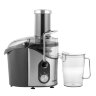 Соковыжималка CENTEK CT-1212, 1200 Вт, стакан 1,1 л, емкость для жмыха 1,7 л, металл, сталь/черный, 457605