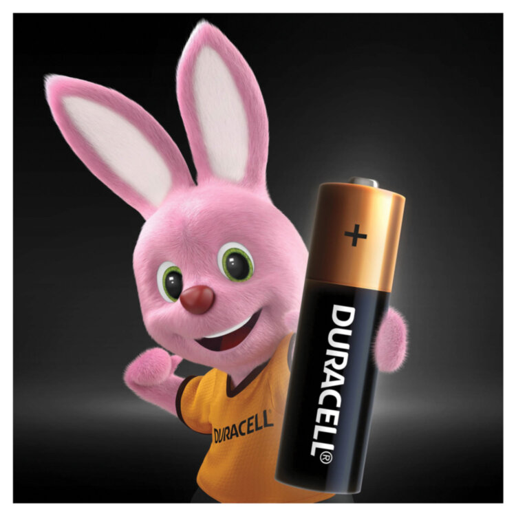 Батарейки КОМПЛЕКТ 4 шт., DURACELL Basic ОРИГИНАЛ, AA (LR6, 15А), алкалиновые, пальчиковые, MN 1500 АА LR6, 450402