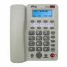 Телефон RITMIX RT-550 white, АОН, спикерфон, память 100 номеров, тональный / импульсный режим, белый, 80002154, 263163