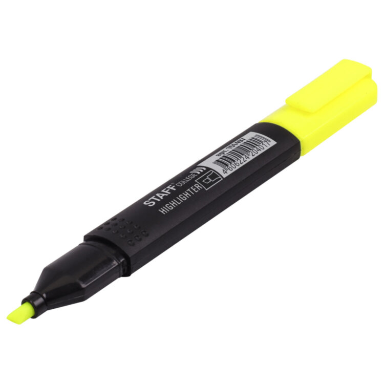Текстовыделитель STAFF College "STICK HL-497", ЖЕЛТЫЙ, 1-4 мм, 151497, 72 штук, 151497
