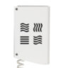 Сушилка для рук SONNEN HDR-1200W, 1200 Вт, производство РОССИЯ, антивандальная, сталь, белая, 701870, 701870