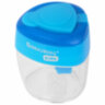Точилки BRAUBERG KIDS "MAXI", 2 ШТУКИ, 2 отверстия, с большим контейнером, трехгранный корпус, цвета ассорти, блистер, 271947, 271947