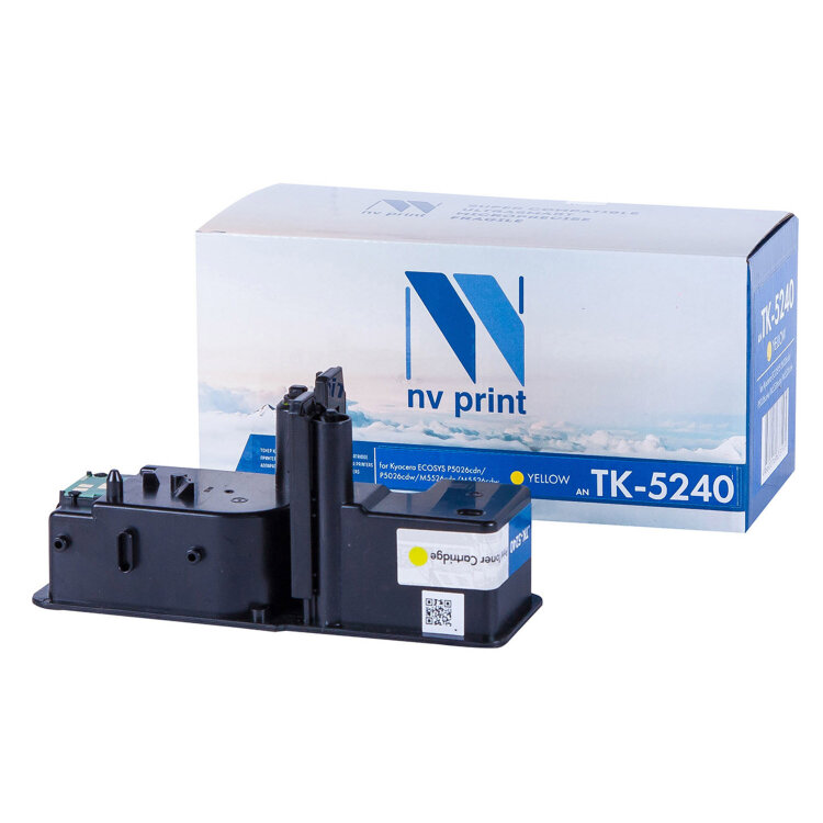 Тонер-картридж NV PRINT (NV-TK-5240Y) для KYOCERA ECOSYS P5026cdn/w/M5526cdn, желтый, ресурс 3000 стр., 363007