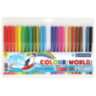 Фломастеры 24 ЦВЕТА CENTROPEN "Colour World", трехгранные, смываемые, вентилируемый колпачок, 7550/24TP, 775502484, 152075