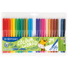 Фломастеры 24 ЦВЕТА CENTROPEN "Colour World", трехгранные, смываемые, вентилируемый колпачок, 7550/24TP, 775502484, 152075