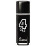 Флеш-диск 4 GB, SMARTBUY Glossy, USB 2.0, черный, SB4GBGS-K, 512764