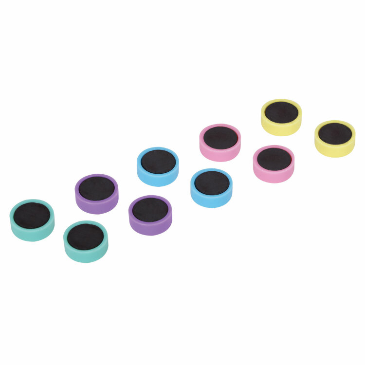 Магниты 20 мм, НАБОР 10 шт., "MACAROONS", BRAUBERG KIDS, блистер, 272520, 272520