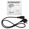 Термопот SONNEN TP-28, 3 л, 900 Вт, 1 температурный режим, ручной насос, сталь, черный/серебро, 456712, 456712
