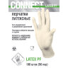 Перчатки смотровые латексные CONNECT, 50 пар (100 штук), размер M (средний), -, 631134