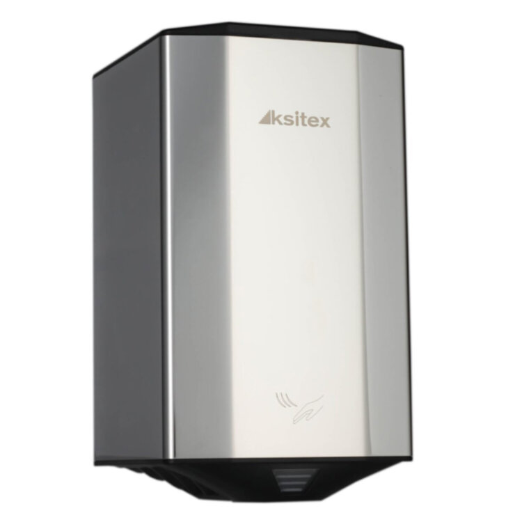 Сушилка для рук KSITEX M-2807AC Jet, 1150 Вт, нержавеющая сталь, серебро, 608344
