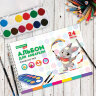 Альбом для акварели А4 24 л., бумага 180 г/м2, гребень, обложка картон, BRAUBERG KIDS, "Pets" (2 вида), 106712, 106712