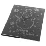 Клише для тиснения 3D "Снеговик" для Машинки для тиснения ОС-5, 108х146 мм, ОСТРОВ СОКРОВИЩ, 663804, 663804