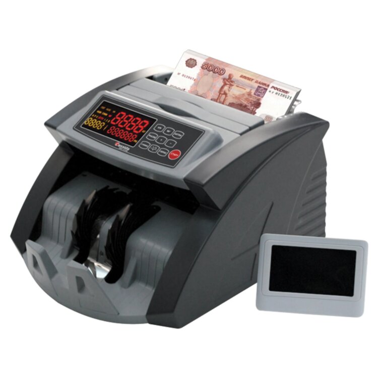 Счетчик банкнот CASSIDA 5550 UV, 1300 банкнот/мин, УФ-детекция, фасовка, 290636