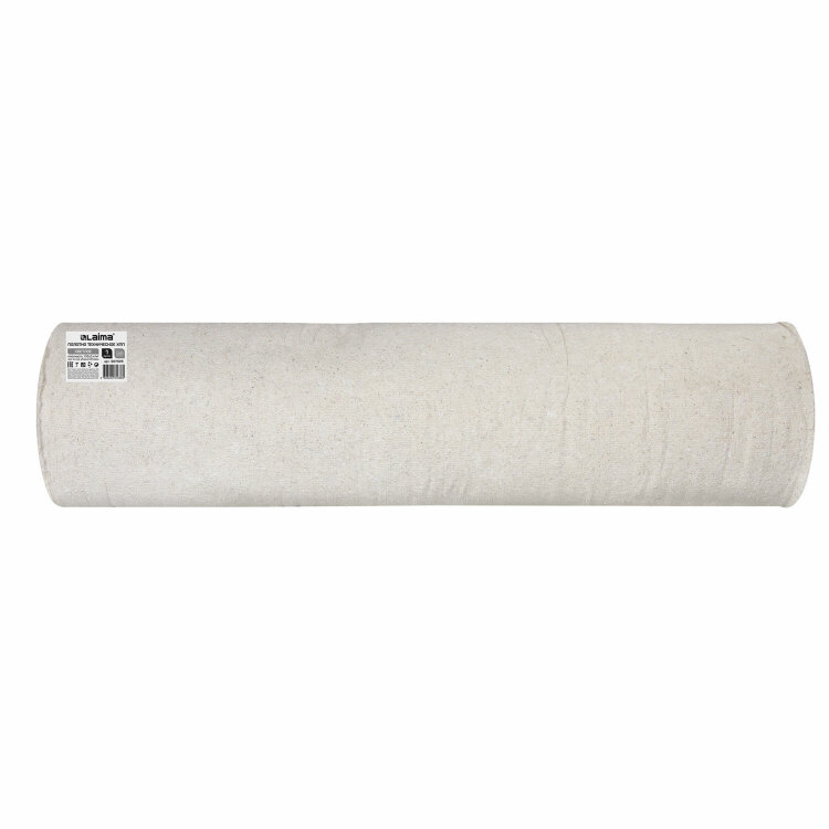Полотно ХПП холстопрошивное, Узбекистан, светлое, 1,5х50 м, 150(±10) г/м2, шаг 2,5 мм, LAIMA, 607525, 607525