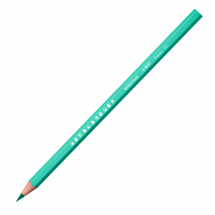 Карандаши цветные BIC "Kids ECOlutions Evolution", 18 цветов, пластиковые, заточенные, европодвес, 937513, 181124