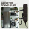 Удлинитель сетевой SONNEN U-133GS, 3 розетки, c заземлением, выключатель, 10 А, 3 м, черный, 513266, 513266