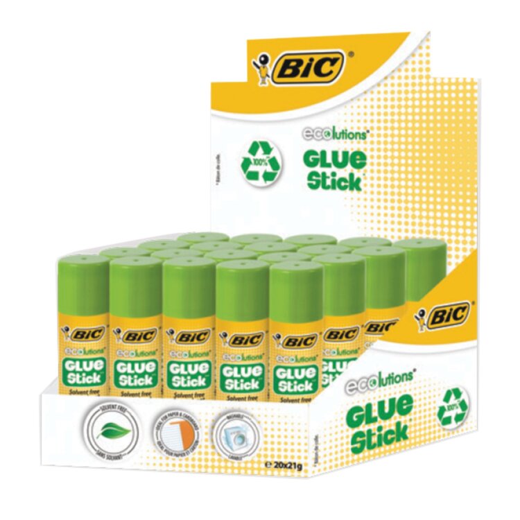 Клей-карандаш BIC "ECOlutions", 21 г, 8923452, 225023