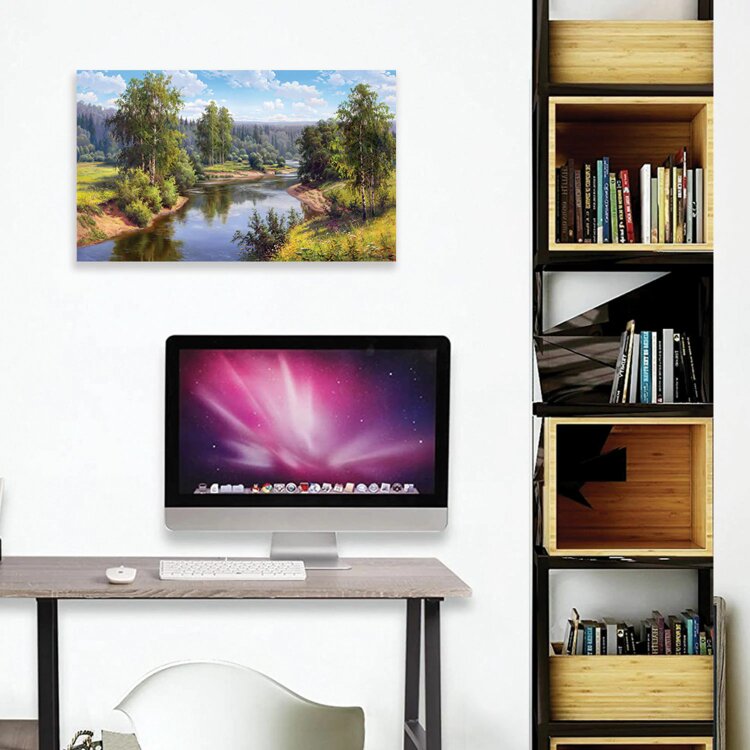 Картина стразами (алмазная мозаика), 30х40 см, ОСТРОВ СОКРОВИЩ "Проточная река", без подрамника, 663851, 663851