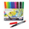 Маркеры-кисти акварельные 12 ЦВЕТОВ CENTROPEN "Aquarelle", линия письма 1-9 мм, 8683/12ET, 6 8683 1201, 152088