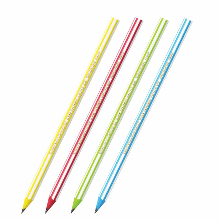 Карандаш чернографитный BIC, 1 шт., "Evolution Stripes", HB, корпус ассорти, 918487, 36 штук, 180923
