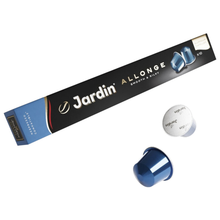 Кофе в капсулах JARDIN "Allonge" для кофемашин Nespresso, 10 порций, 1356-10, 621983