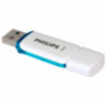 Флеш-диск 16 GB PHILIPS SNOW, разъем USB 2.0, синий, FM16FD70B/97, 514078
