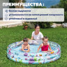 Надувной бассейн детский "Подводный мир", 152х30 см, 282 л, от 2 лет, BESTWAY, 51004, 680124