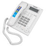 Телефон PANASONIC KX-TS2388RUW, АОН, спикерфон, память 50 номеров в справочнике, тональный/импульсный режим, белый, 263242