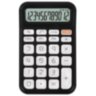 Калькулятор настольный BRAUBERG KW-500-BK (93x148 мм), 3D-кнопки, 12 разрядов, черный, 272954, 272954
