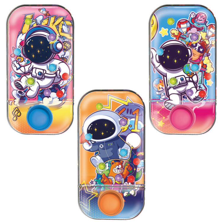Водная игра КОСМОНАВТЫ, 11х6 см, мячики, ассорти, 3 вида, дисплей, JOLLY JOT (ДЖОЛЛИ ДЖОТ), 665996, 24 штук, 665996