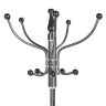 Вешалка-стойка BRABIX "CR-318", металл/мрамор, 1,8 м, на диске диаметром 36 см, 5 крючков+4 дополнительных, орех, 601743, 601743