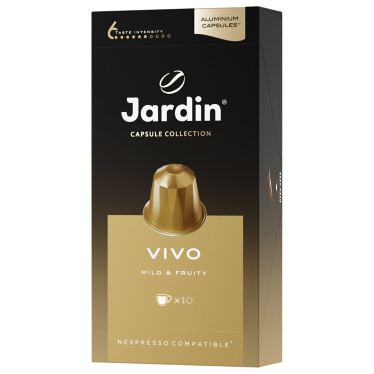 Кофе в капсулах JARDIN "Vivo" для кофемашин Nespresso, 10 порций, 1354-10, 621986