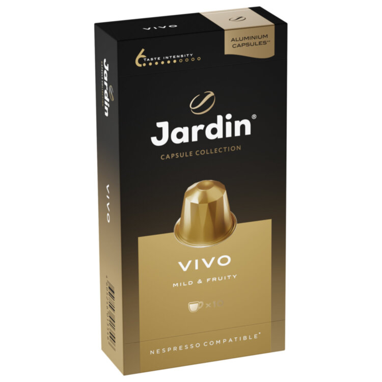 Кофе в капсулах JARDIN "Vivo" для кофемашин Nespresso, 10 порций, 1354-10, 621986