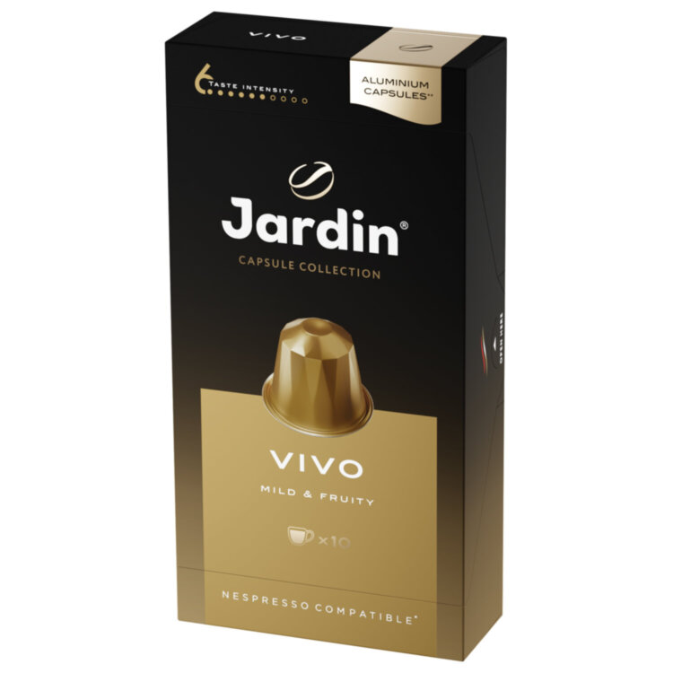 Кофе в капсулах JARDIN "Vivo" для кофемашин Nespresso, 10 порций, 1354-10, 621986