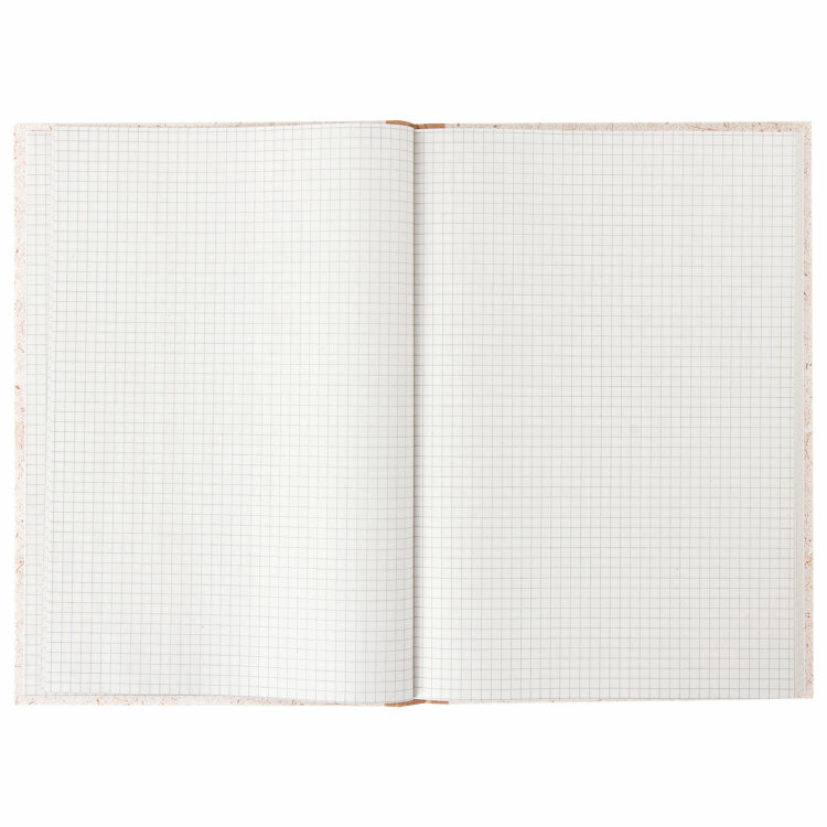 Книга учета 96 л., клетка, твердая, крафт, типографский блок, А4 200х290 мм, STAFF, 126500, 126500