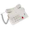 Телефон RITMIX RT-311 white, световая индикация звонка, тональный / импульсный режим, повтор, белый, 80002232, 263159