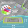Насадка МОП плоская КОМПЛЕКТ 4 шт., УНИВЕРСАЛЬНАЯ для швабр 38-42 см (ТИП К), микрофибра, LAIMA, 607459, 607459