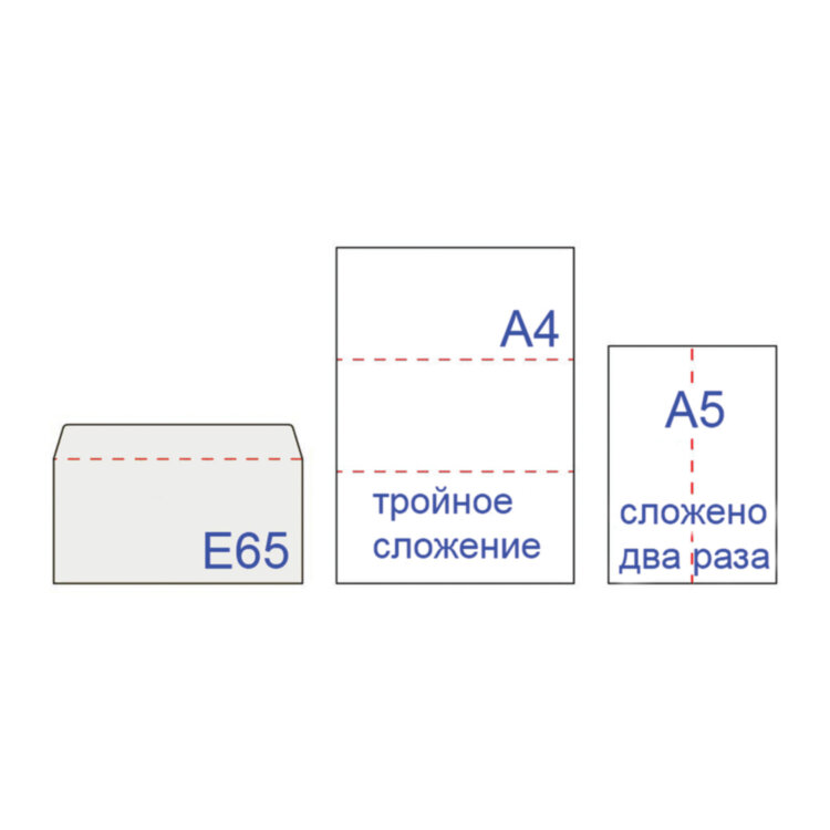 Конверты Е65 (110х220 мм), клей, 80 г/м2, КОМПЛЕКТ 50 шт., клапан автомат, 206.50, 124168
