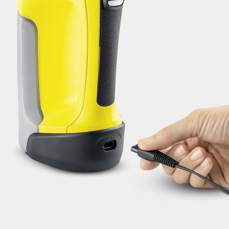Стеклоочиститель аккумуляторный KARCHER WV 6 Plus, время работы 100 мин, желтый, 1.633-510.0, 456640
