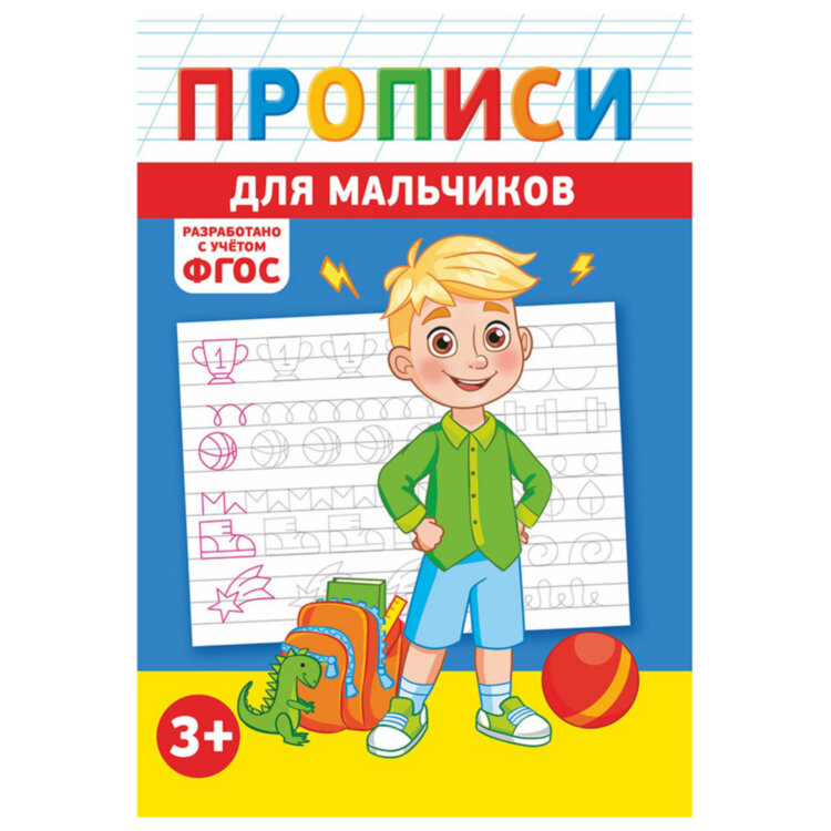 Прописи детские по ФГОС, А5, 16 страниц, 14х20 см, АССОРТИ, ЛиС, 48 штук, 691189
