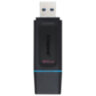 Флеш-диск 64 GB KINGSTON DataTraveler Exodia, разъем USB 3.2, черный/бирюзовый, DTX/64GB, 513638
