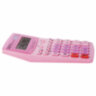 Калькулятор настольный STAFF STF-888-12-PK (200х150 мм) 12 разрядов, двойное питание, РОЗОВЫЙ, 250452, 250452
