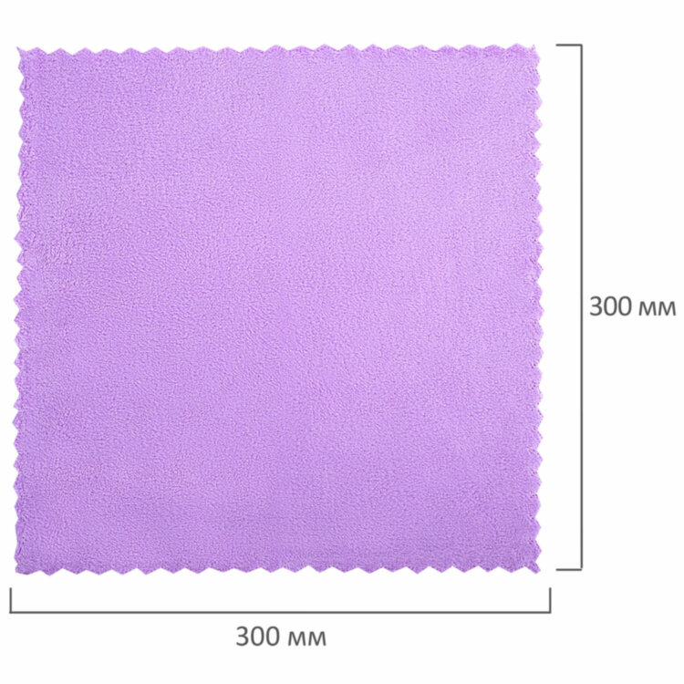 Салфетки из МИКРОФИБРЫ ПЛЮШЕВОЙ 30х30 см, КОМПЛЕКТ 10 шт., PASTEL, ассорти, 250 г/м2, LAIMA HOME, 608445, 608445