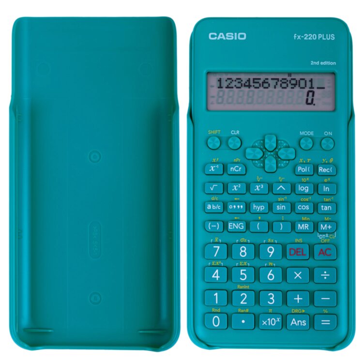 Калькулятор инженерный CASIO FX-220PLUS-2-S (155х78 мм), 181 функция, питание от батареи, сертифицирован для ЕГЭ, FX-220PLUS-2-S-, 250393