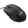 Мышь проводная SONNEN М-713, USB, 1000 dpi, 2 кнопки + колесо-кнопка, оптическая, черная, 512637, 512637