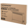 Обогреватель-конвектор SONNEN MINI-1500.2, 1500 Вт, вешалка, Х-образный нагревательный элемент, белый, сделано в России, 457631, 457631