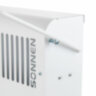 Обогреватель-конвектор SONNEN MINI-1500.2, 1500 Вт, вешалка, Х-образный нагревательный элемент, белый, сделано в России, 457631, 457631
